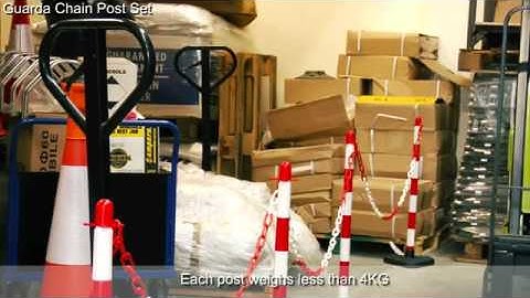 Guarda Chain Post Set - Pittman Traffic and Safety