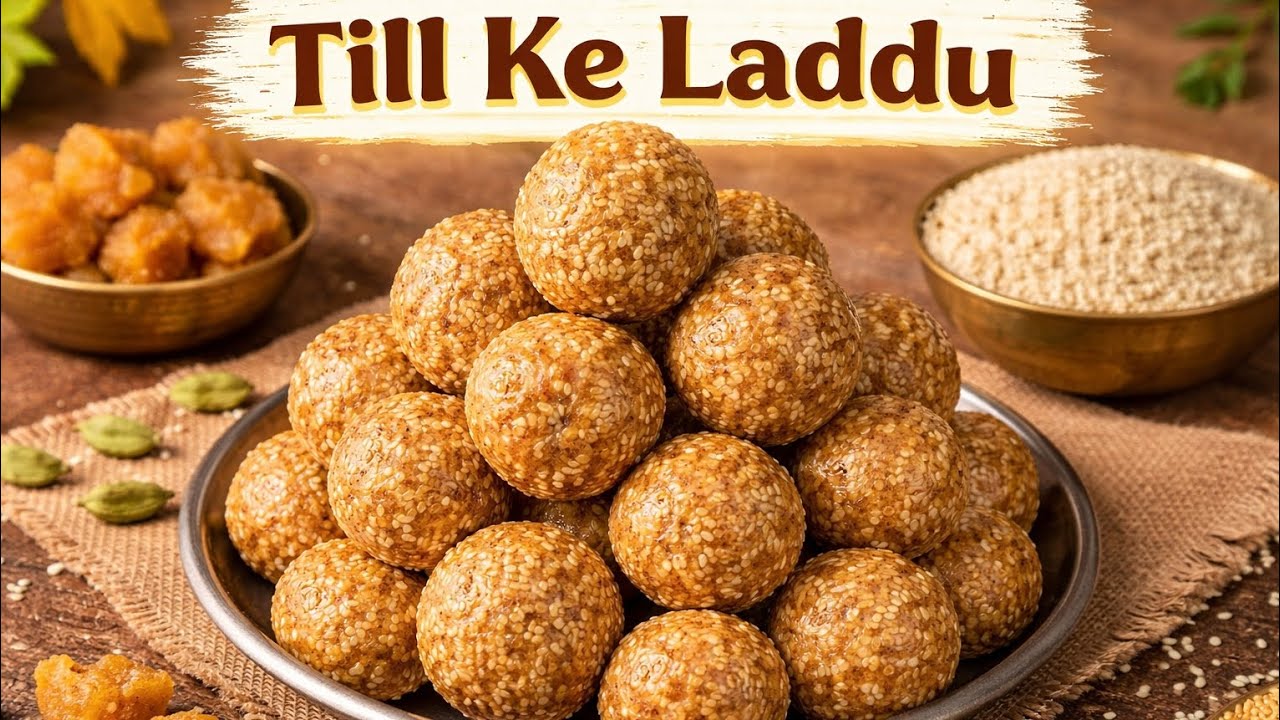 Til ke Laddu | Winter Special Healthy Desi Mithai | Makar Sankranti Recipe