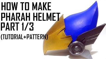 Pharah Overwatch Cosplay Helmet. How to make. Tutorial and pattern!  PART 1/3