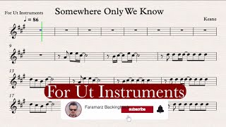 Somewhere Only We Know  Keane  Ut Instruments