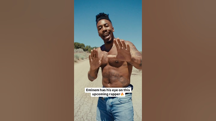 Eminem has his eye on this upcoming rapper🔥 #eminem #slimshady #rap