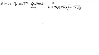 Root Locus sketch: a special problem