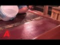 How to Apply Liquid Glass Epoxy on a Bar Top with Amazing Clear Cast Resin | Alumilite