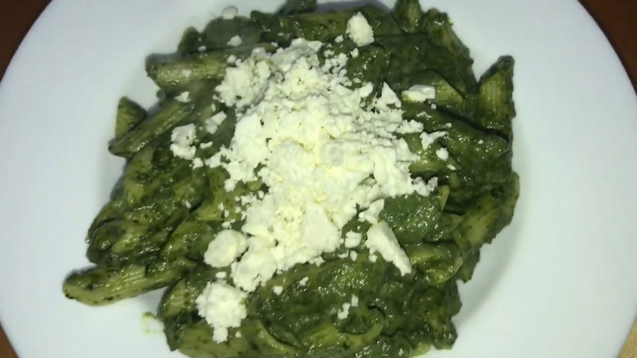 Makarona Me Salce Spinaqi Shije Fantastike / Pasta With Spinach Sauce With Fantastic Taste