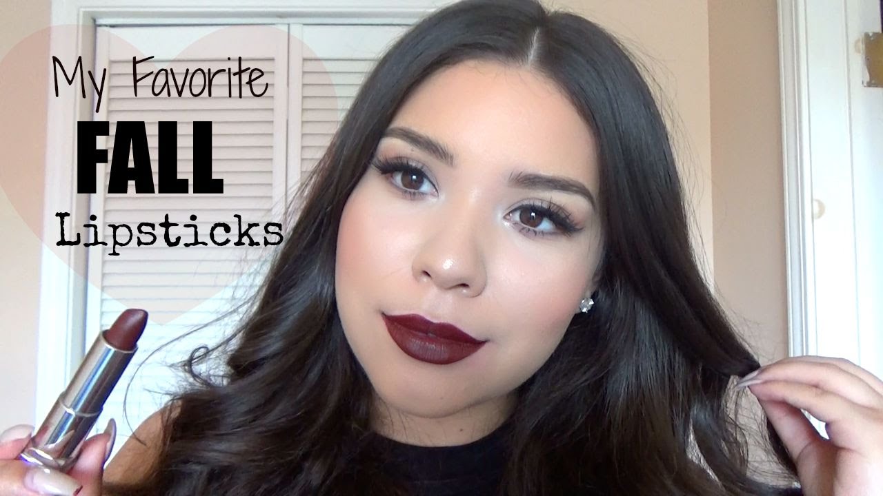My Favorite Lipsticks For Fall 2015