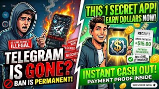 Telegram BAN! 🚫 Ye 1 Secret App Dega Daily $15 (Payment Proof)