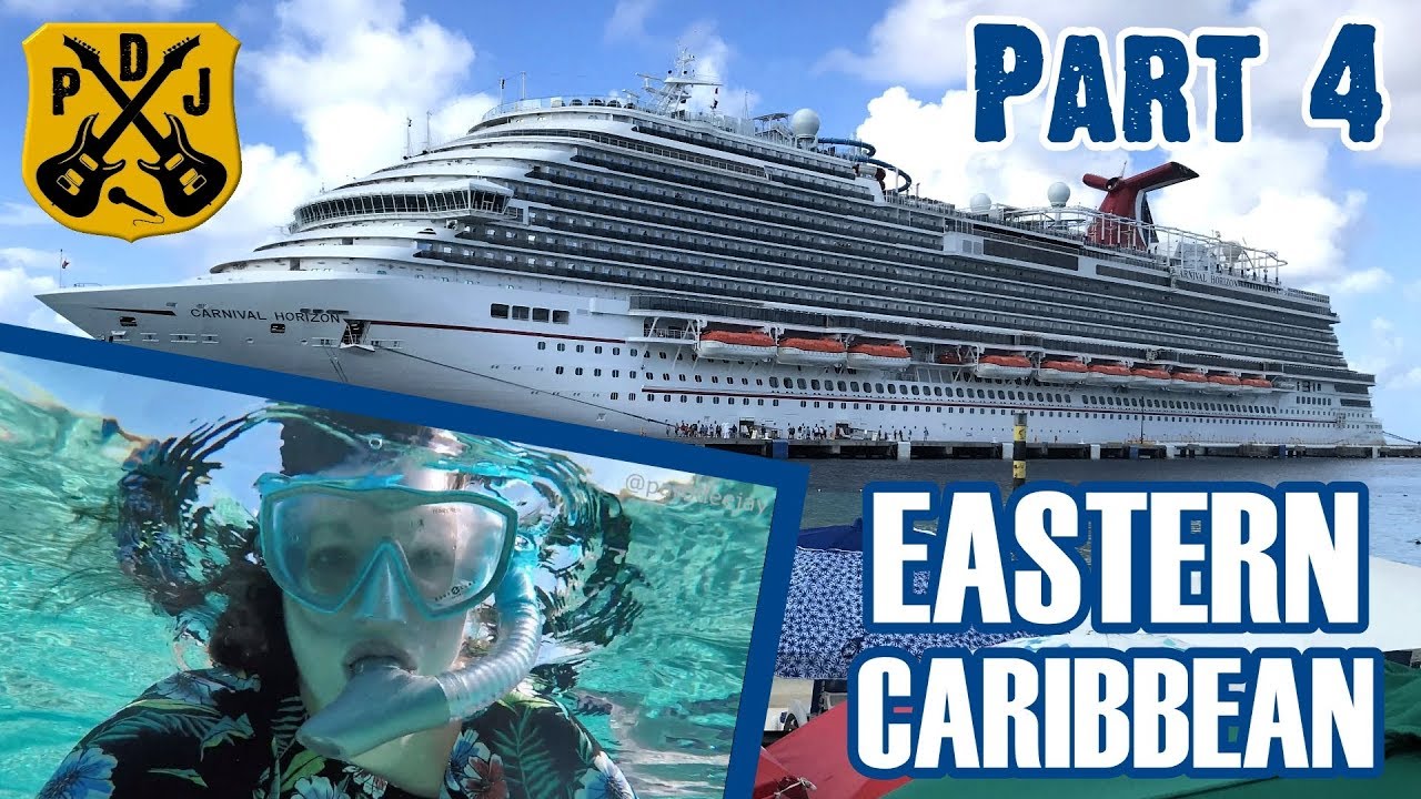 Carnival Horizon 2018 Eastern - Part 4: Grand Turk, Free Beach Day, Snorkeling Finds - ParoDeeJay
