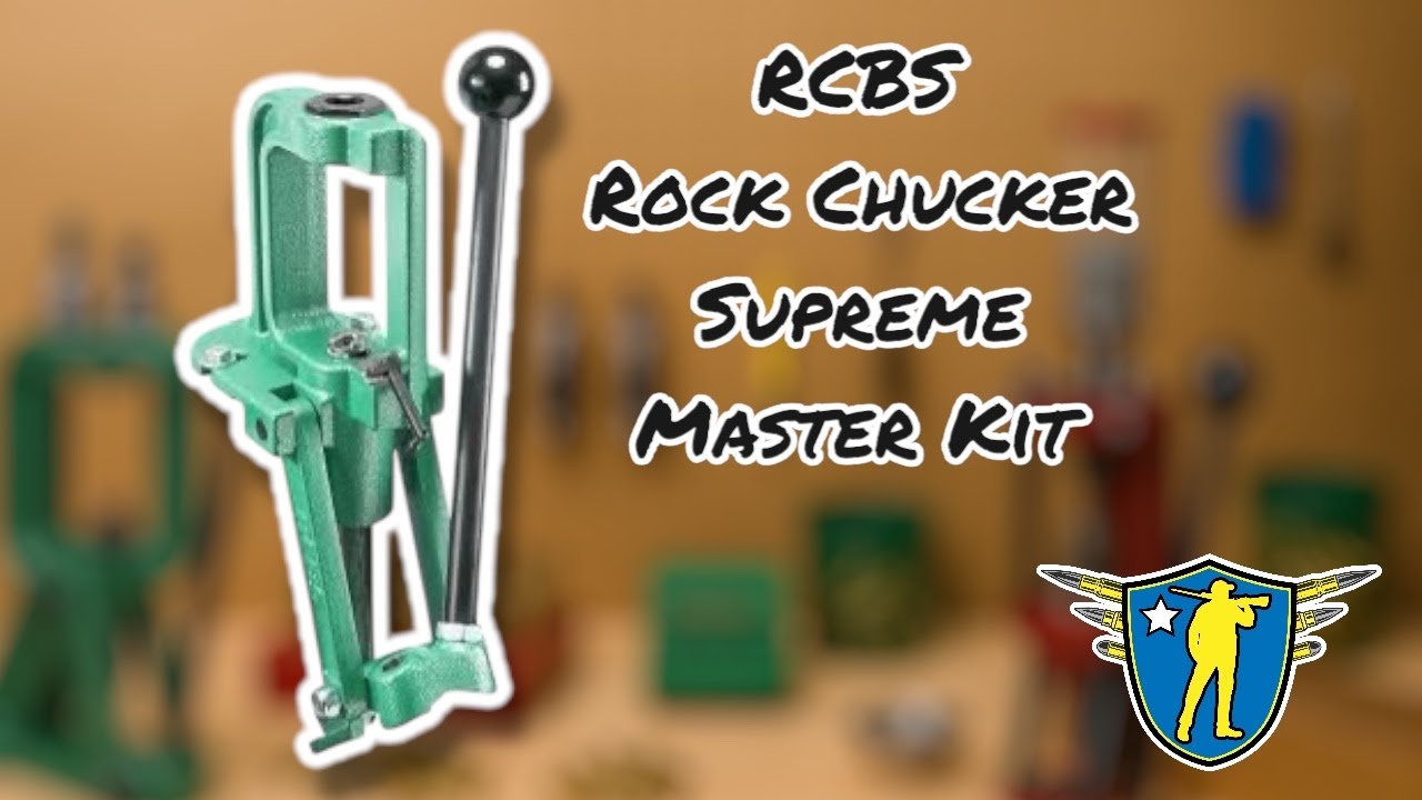RCBS Rock Chucker Reloading Kit Unboxing