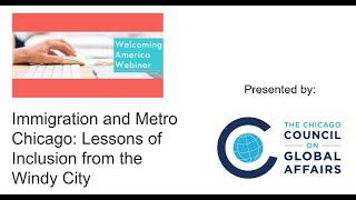 Immigration and Metro Chicago: Lessons of Inclusion from the Windy City