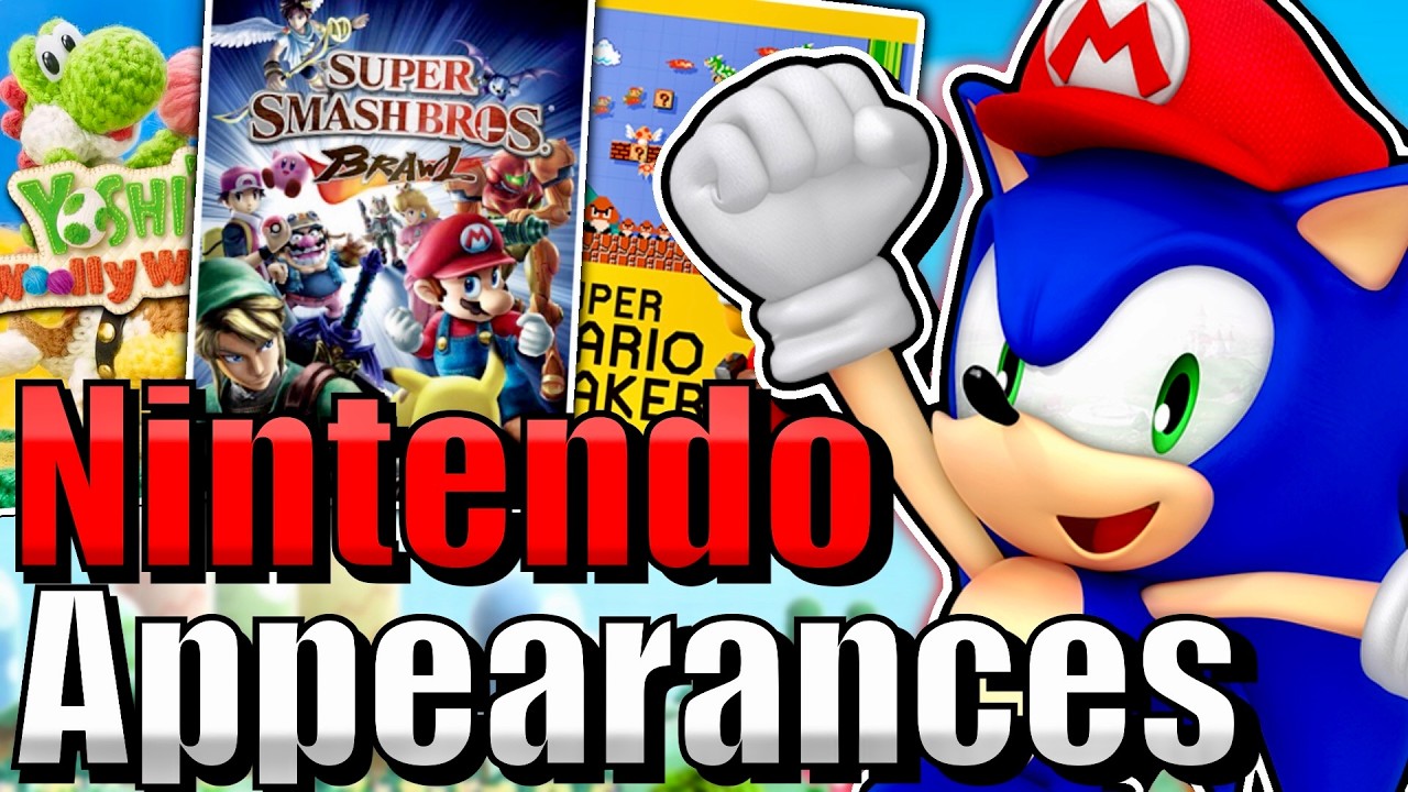 Сколько раз Соник появлялся в играх Nintendo?