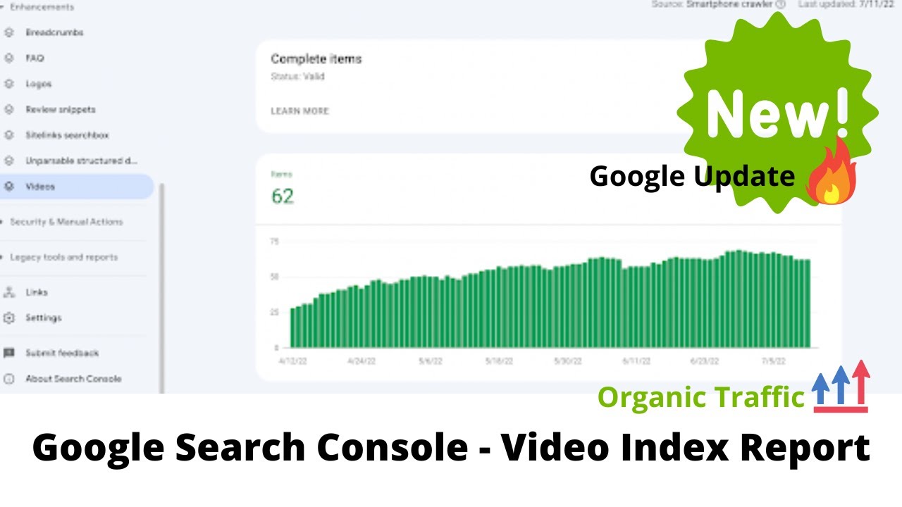 Video Index Example What is Video Index Report - Google Search Console | New Update ...