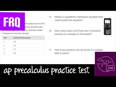 AP Precalculus Practice