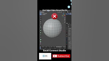 Select Edges in blender #blender #animation