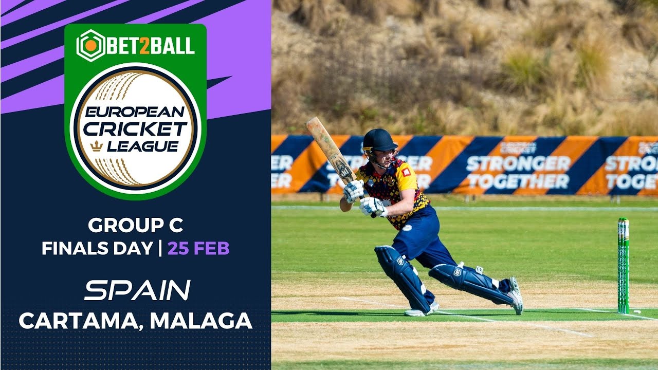 🔴 BET2BALL European Cricket League 2022 Group C Finals Day Cartama Oval Spain T10 Live Cricket