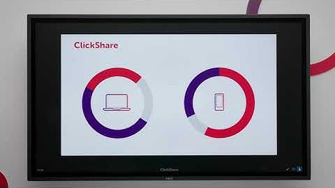 Set up ClickShare for an interactive display touch display