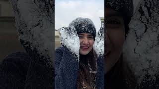 Enjoying The Snow #pakistanivlogger  #vlog