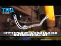 How to Replace Left Hand Rear Brake Hose 2002-2008 Dodge Ram 1500