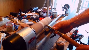 The beginning of making a new handle for a chisel