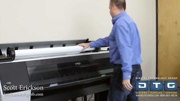 Setup video for new epson printers 7700 7900 7890 9700 9890 9900
