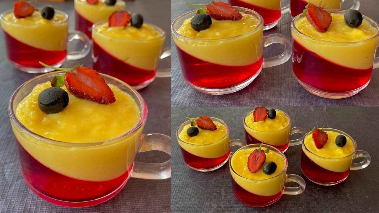 কাস্টার্ড পুডিং রেসিপি Ramadan Dessert Recipes Jelly Custard