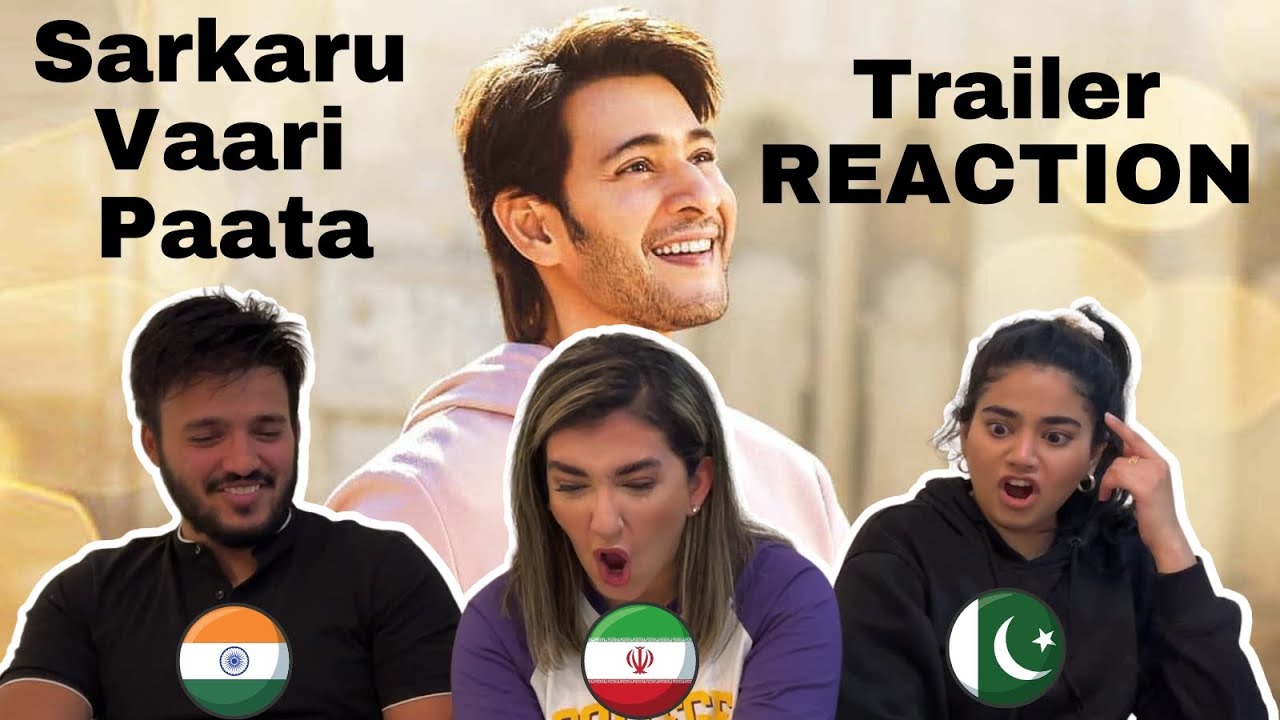 Саркару Ваари Паата Трейлер РЕАКЦИЯ | Махеш Бабу | Иностранцы РЕАКТ