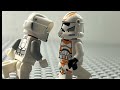 Lego stop motion fight scene