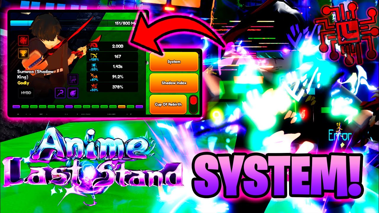[REWORK] Sung Jinwoo Godly GLITCHED🔥en ANIME LAST STAND roblox YouTube