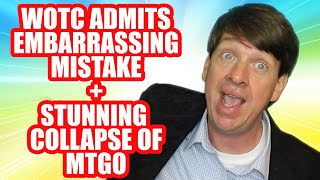 WOTC Admits Embarrassing Mistake + The Stunning Collapse Of Magic: The Gathering Online