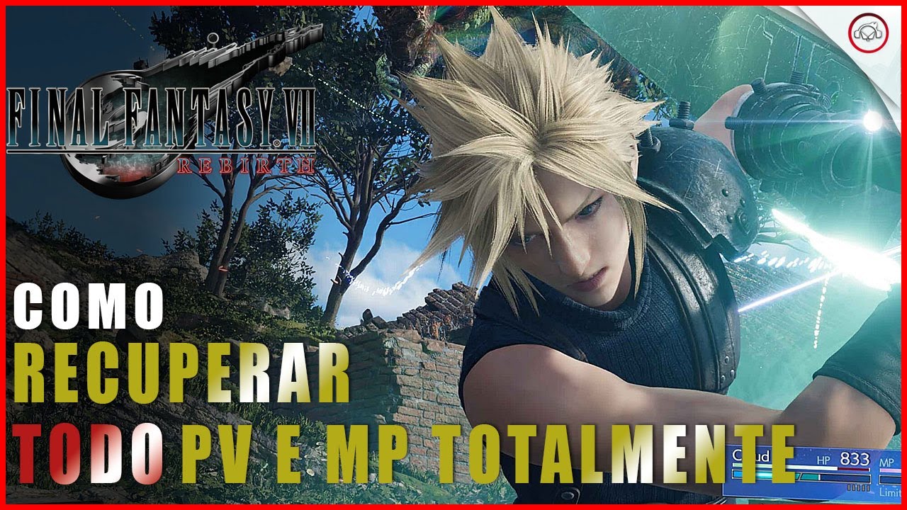 Miniatura do vídeo Final Fantasy vii rebirth, Como recuperar todo PV e PM totalmente | Super-Dica