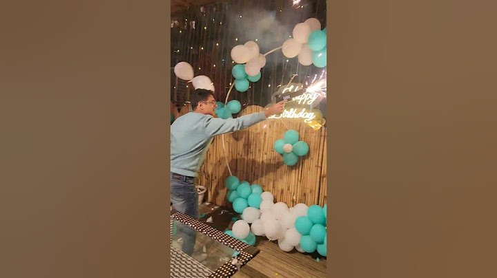 Happy Birthday Balloon Popping