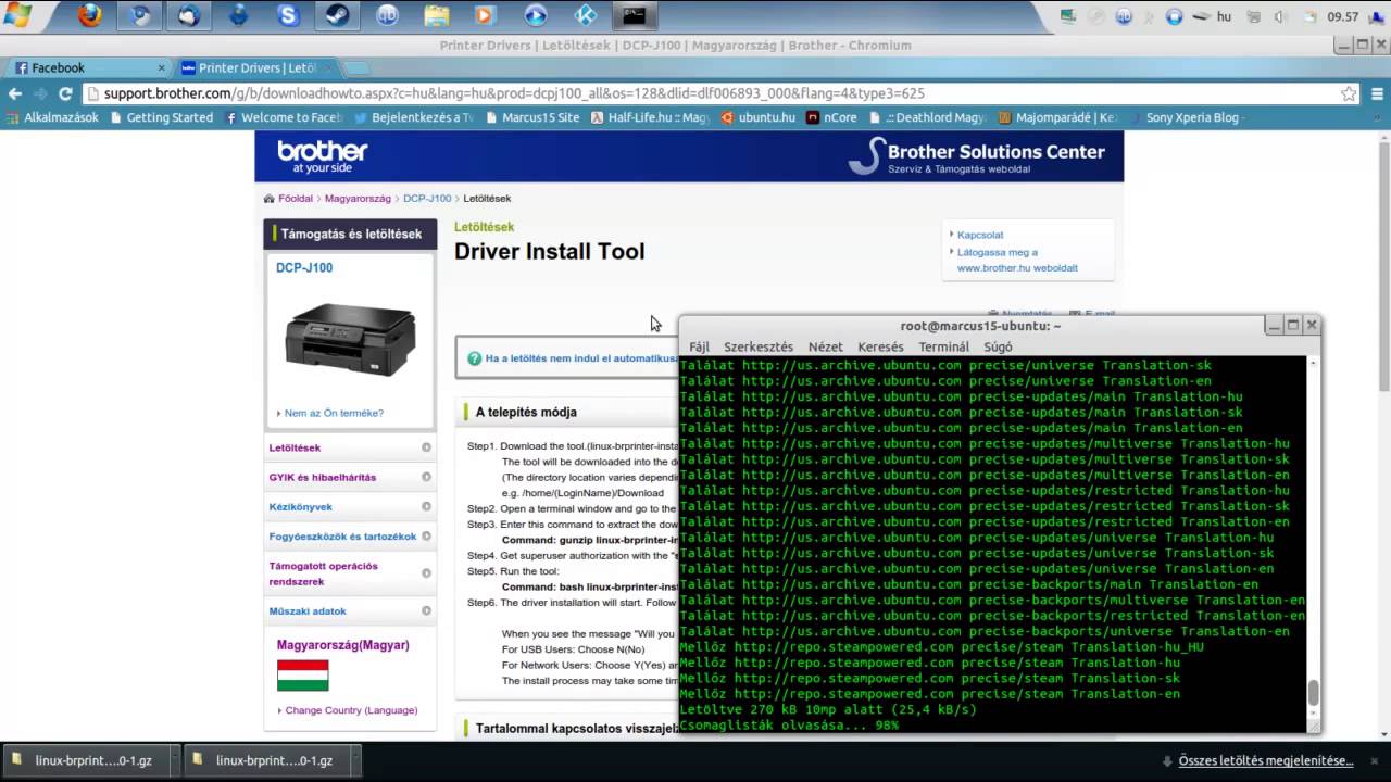 (QandA) How to install Brother DCP j100 printer Ubuntu - YouTube