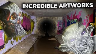 Exploring Fishers Ghost Creek Drain System , Sussing Artworks , Extra Bonus Footage , Laughs & Fun