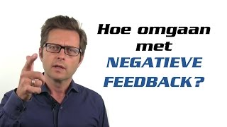 Omgaan met negatieve feedback