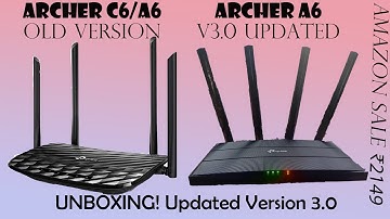 TP-LINK Archer A6 Update v3.0 | Unboxing only | Updated Archer A6 v3.0 | ₹2149 | Archer C6 Update v3