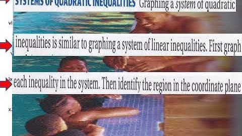 alg 2 1 9 L V Graph and Solve Quadratic Inequalities Pt 2
