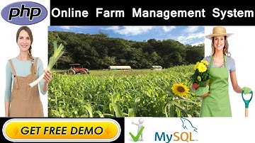 Online Farm Management System Project in PHP | MYSQLI | HTML | CSS - College Projects for CS
