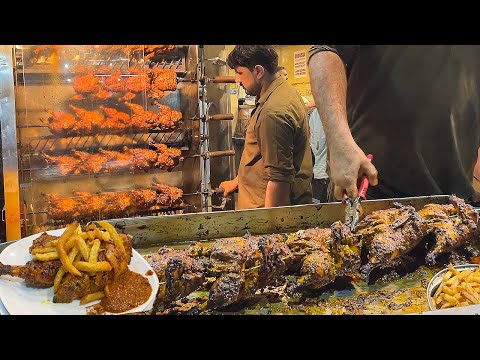 LAHORI CHARGHA | Street Food Famous Masala Lahori Chicken Chargha! Whole Steam Roast Chicken Cha