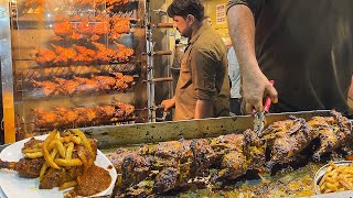 LAHORI CHARGHA | Street Food Famous Masala Lahori Chicken Chargha! Whole Steam Roast Chicken Chargha
