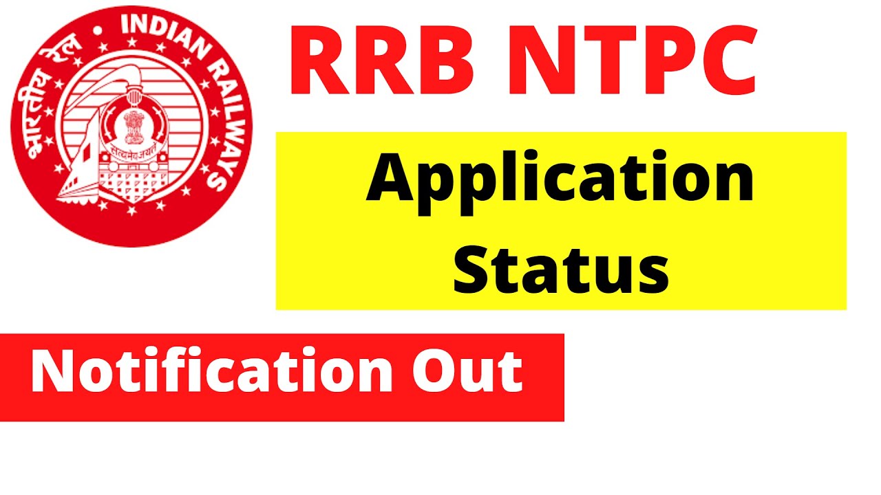 RRB NTPC 2019-20 Application Status Out || NTPC Application