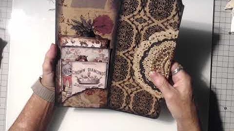 Altered File Folder-Shabby Grungy