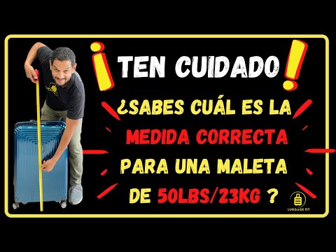 Video: ¿Qué tamaño de maleta se puede llevar?