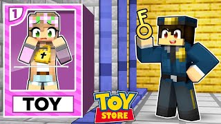 Escaping My BOYFRIEND&#39;S Prison In Minecraft Toy Store!