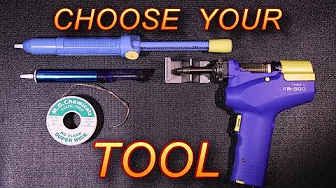 How To Desolder Electronic Parts Using Different Tools.