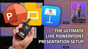 The Ultimate PowerPoint / KeyNote Setup for Live Video Events