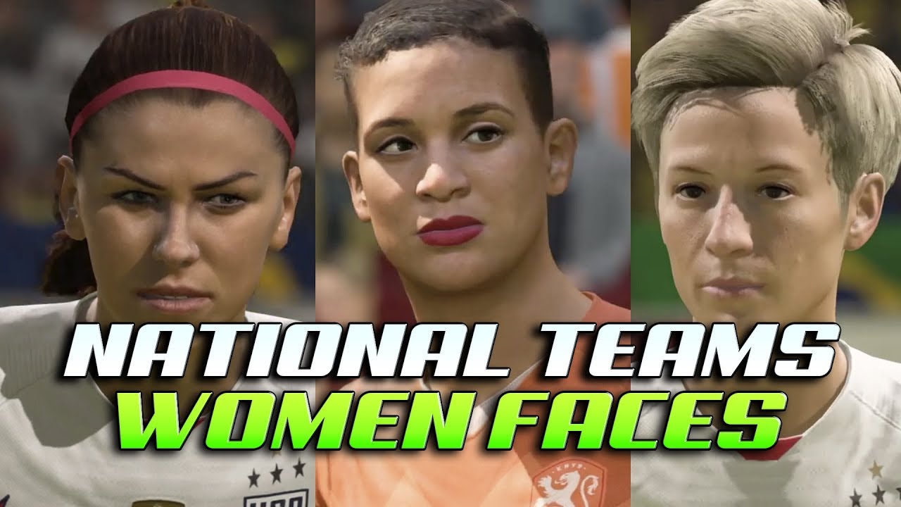 FIFA 20 NEW FACES WOMEN INTERNATIONAL TEAMS - YouTube