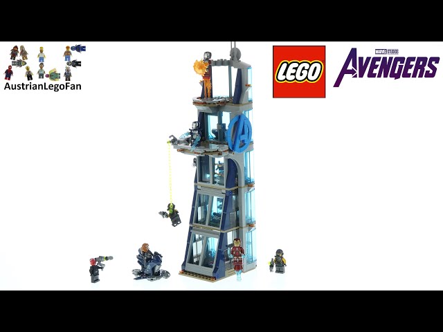 LEGO Marvel Avengers: Avengers Tower Battle 76166 Brick Building Toy with  Action Scenes (687 Pieces) 