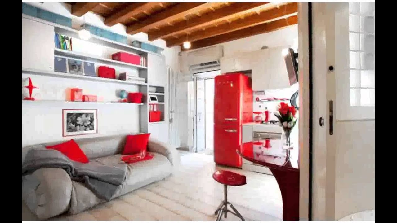 Come arredare un piccolo soggiorno angolo cottura immagini youtube Mini appartamenti shabby