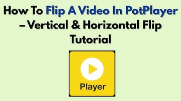 How To Flip A Video In PotPlayer – Vertical & Horizontal Flip Tutorial