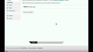 wordpress video tutorial -6- Upload Media to Media Library