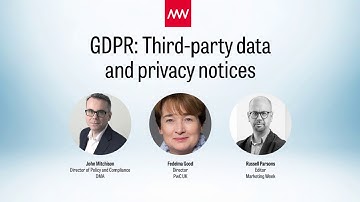 GDPR: Third-party data and privacy notices